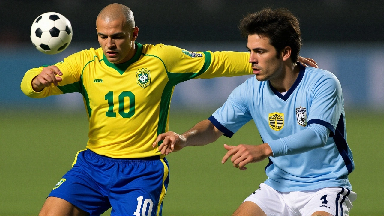 Brasil vence Uruguai nos pênaltis na semifinal da Copa América de 2004